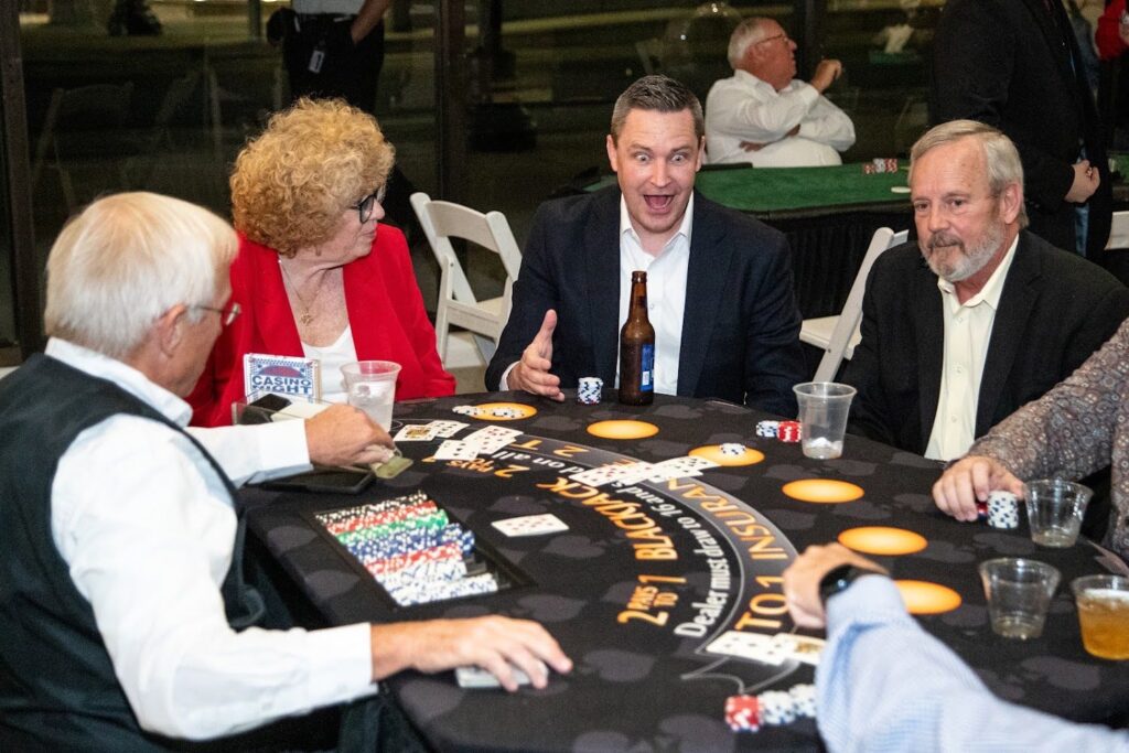 Guests at the 2022 Missouri Boys State Casino Night
